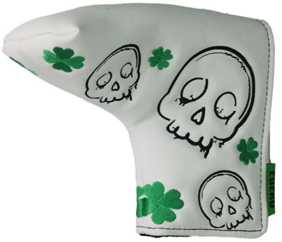 Legend Putter Headcover Lucky - Wit/ Groen