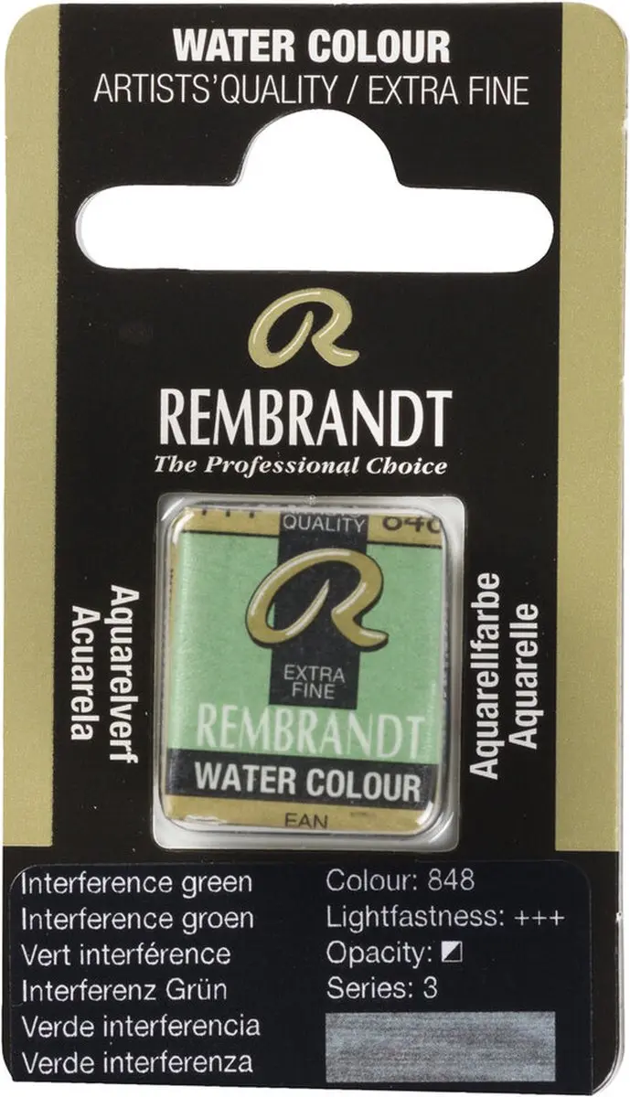 Rembrandt Watercolor Napje Interference Green 10g