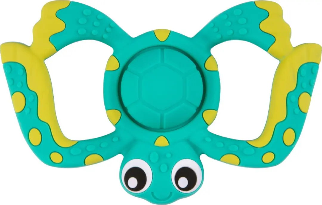 Playgro Pop and Chew Silicone Tandring - Groen