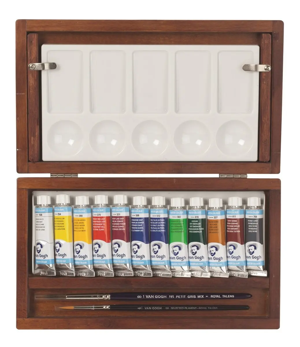 Van Gogh Aquarelverf Kist - 12 Tubes 10ml