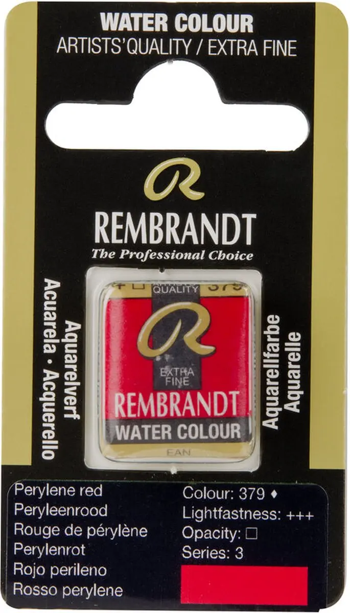 Rembrandt Waterverf Napje Perylene Red 10g