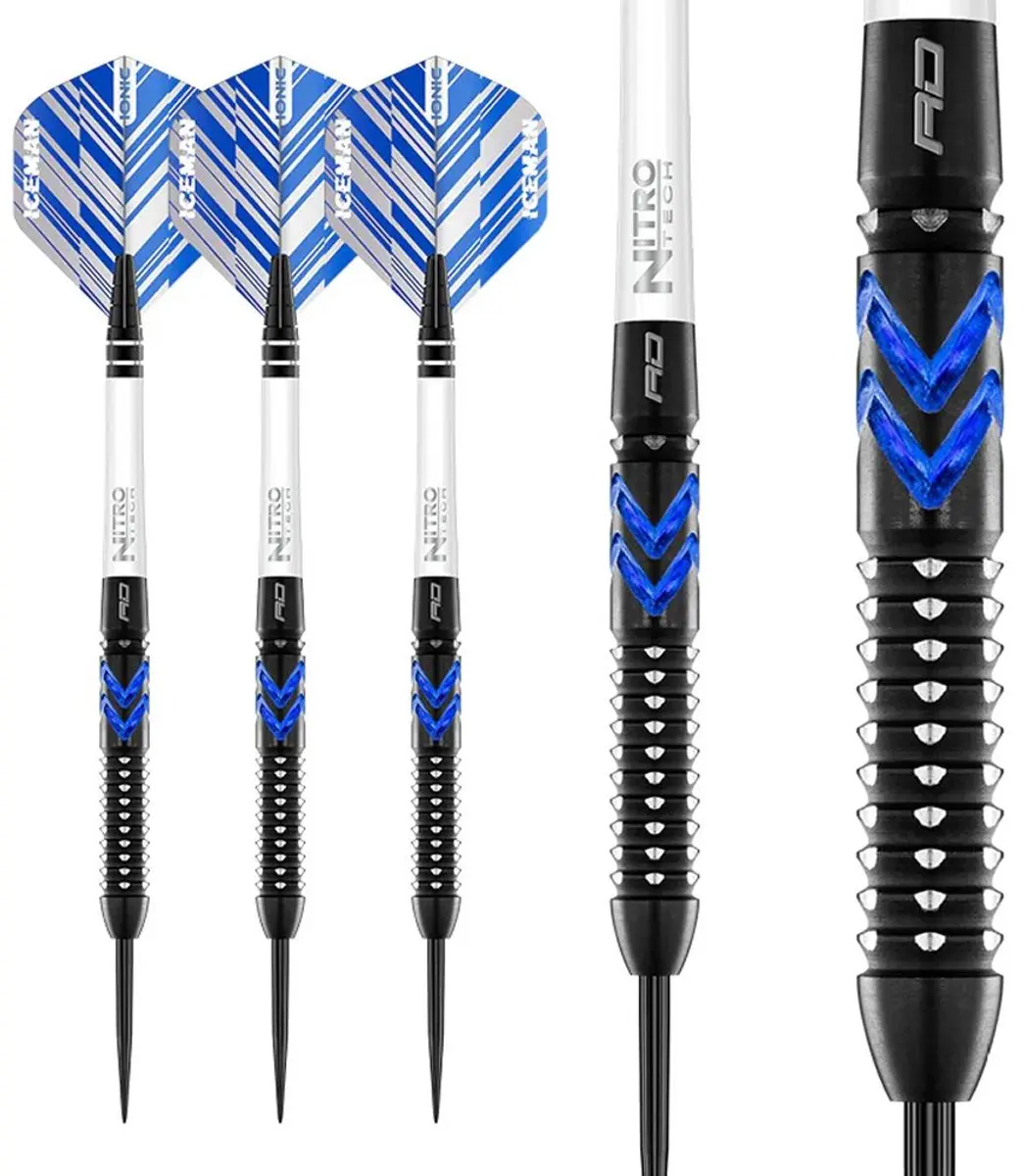 Red Dragon Gerwyn Price Blue Ice SE Dartpijlen 3 Stuks - ZwartBlauw