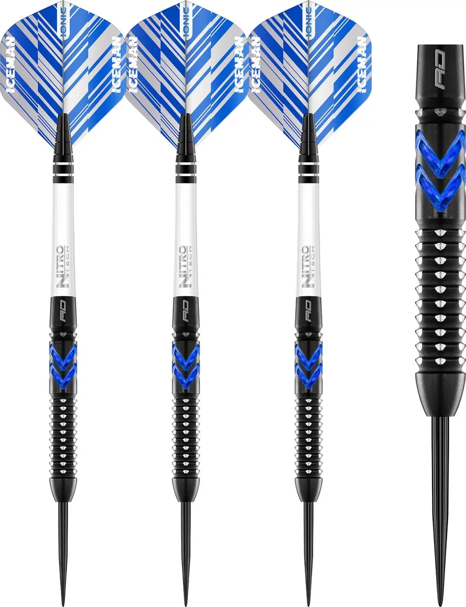 Red Dragon Gerwyn Price Blue Ice SE Dartpijlen 3 Stuks - ZwartBlauw - afbeelding 6 van 6