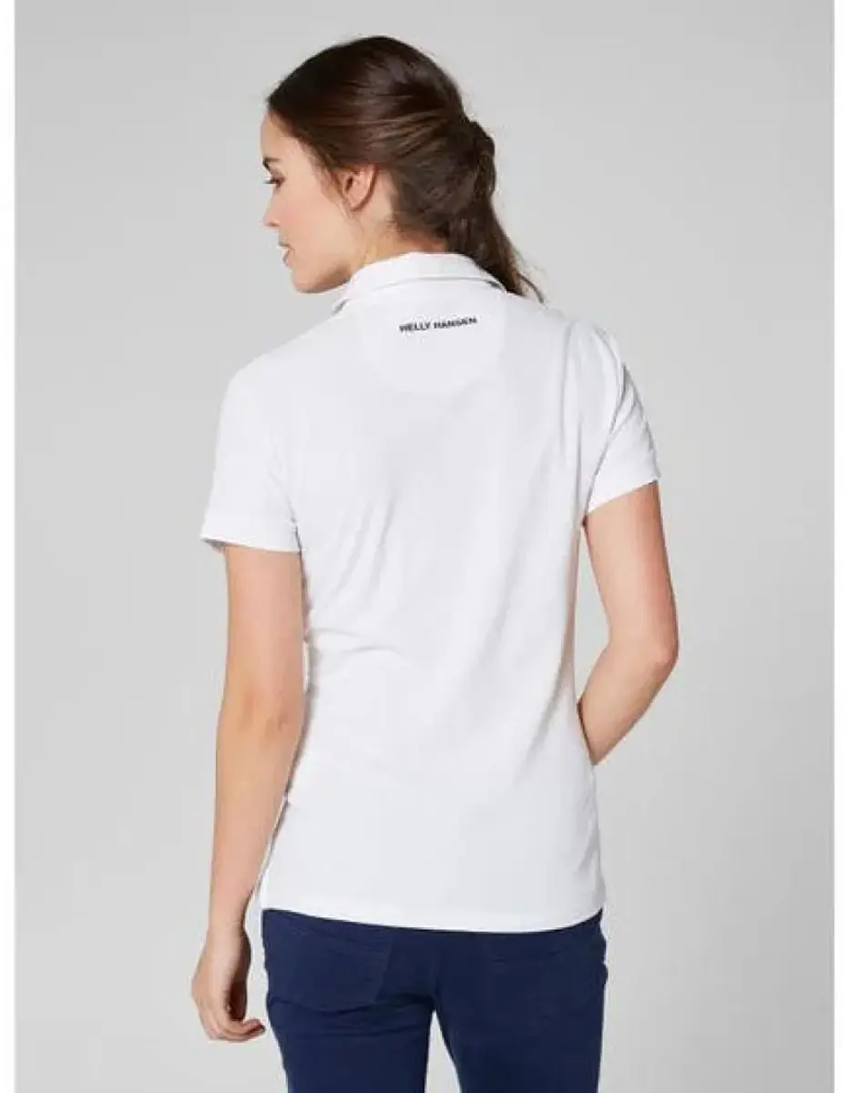 Helly Hansen Crewline Korte Mouw Poloshirt Wit - L