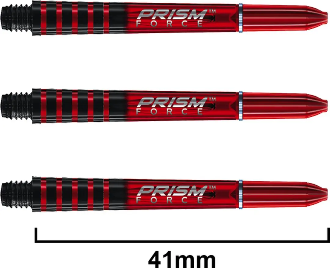 Winmau Prism Force Dart Shafts Rood - 3 Stuks