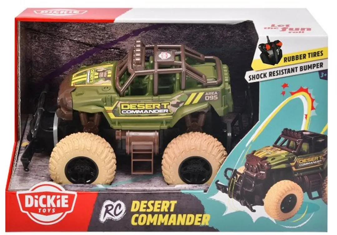 Dickie RC Desert Commander 201104004 RC Voertuig - 6x 1,5V-blok
