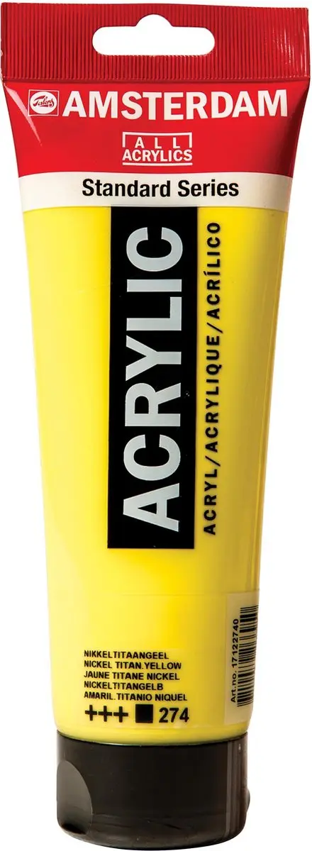 Amsterdam Acrylverf #274 Nikkel Titaangeel 250ml