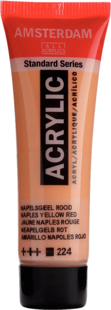 Royal Talens Acrylverf 224 Napels geel rood 20ml