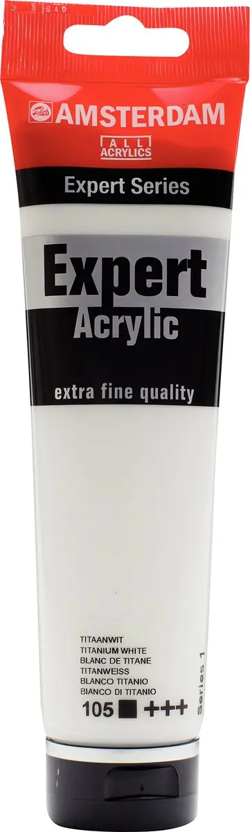 Amsterdam Expert Series Acrylverf Tube Titaanwit 150ml
