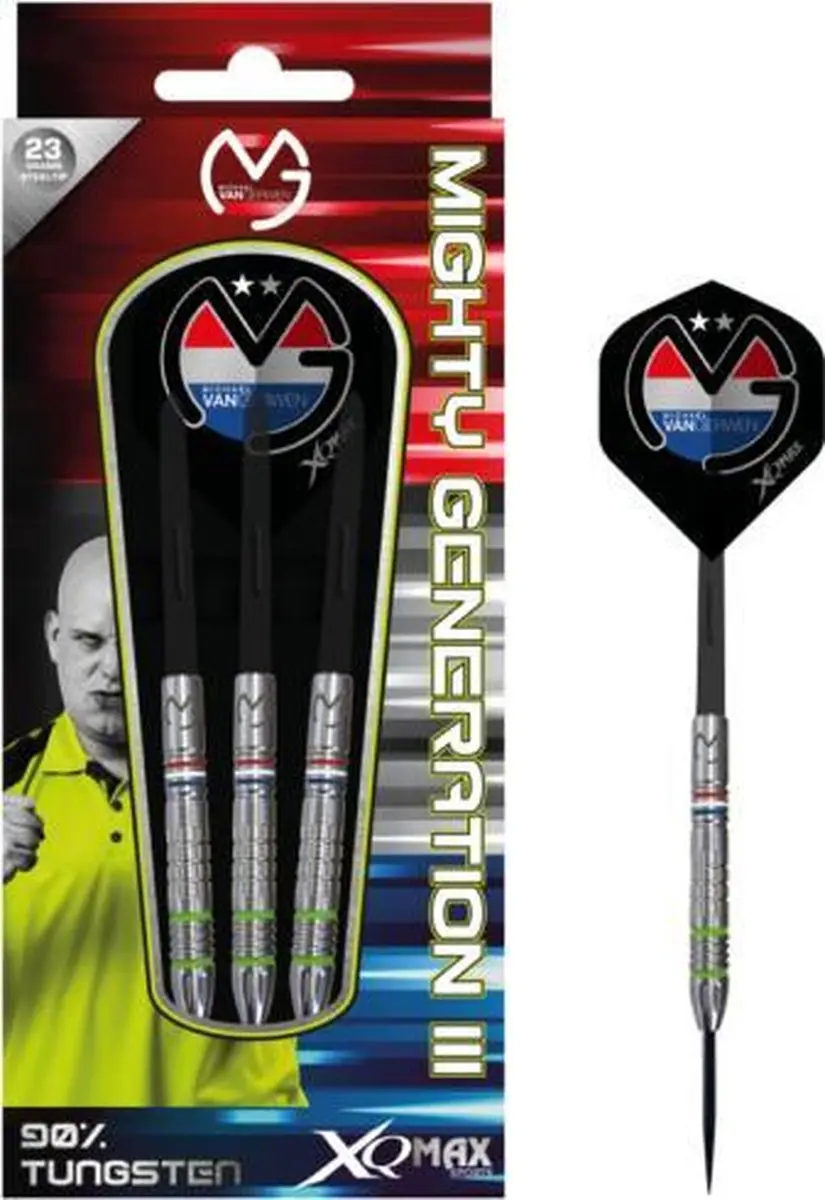 XQMax Michael van Gerwen Mighty Generation 3 Dartpijlen 21g
