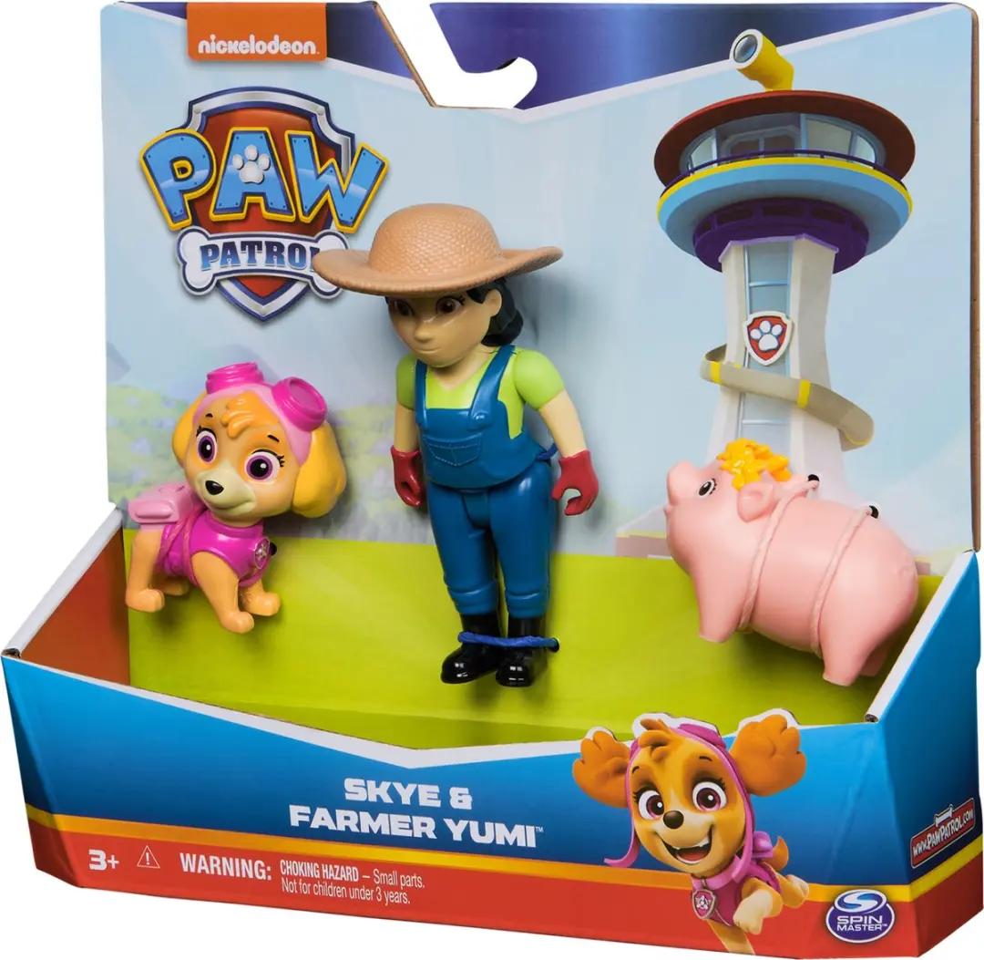 PAW Patrol Skye & Boerin Yumi Speelfigurenset - Skye - 6070750