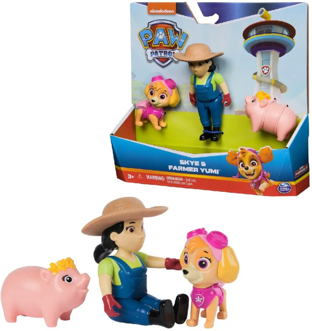 PAW Patrol Skye & Boerin Yumi Speelfigurenset - Skye - 6070750 - afbeelding 6 van 6