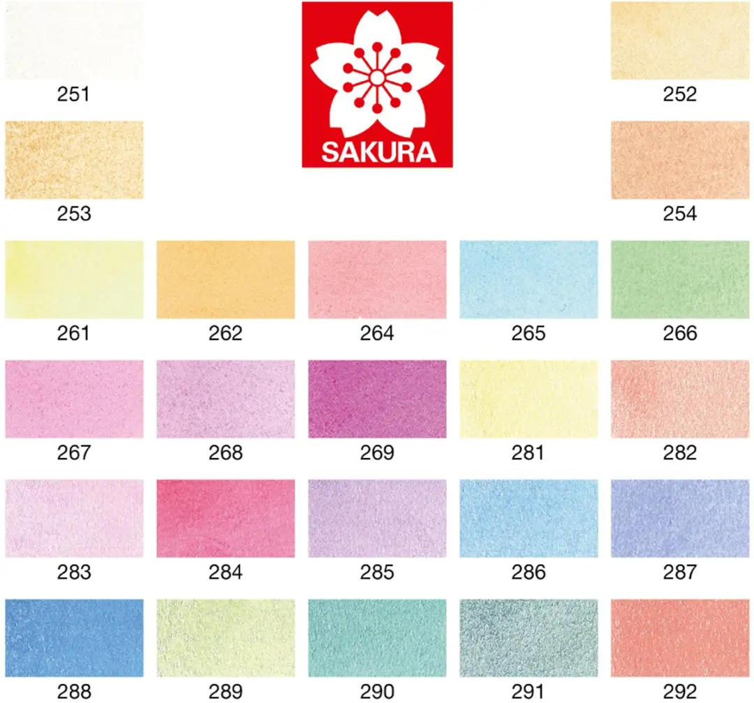 Sakura Koi Water Colors Pocketbox - 12 Metallic Kleuren - met Koi Water Brush
