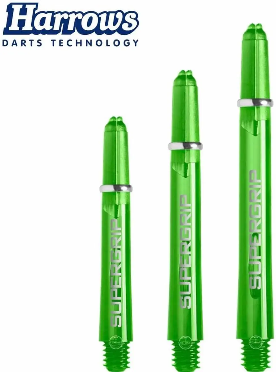 Harrows Supergrip Green Dart Shafts SH0040