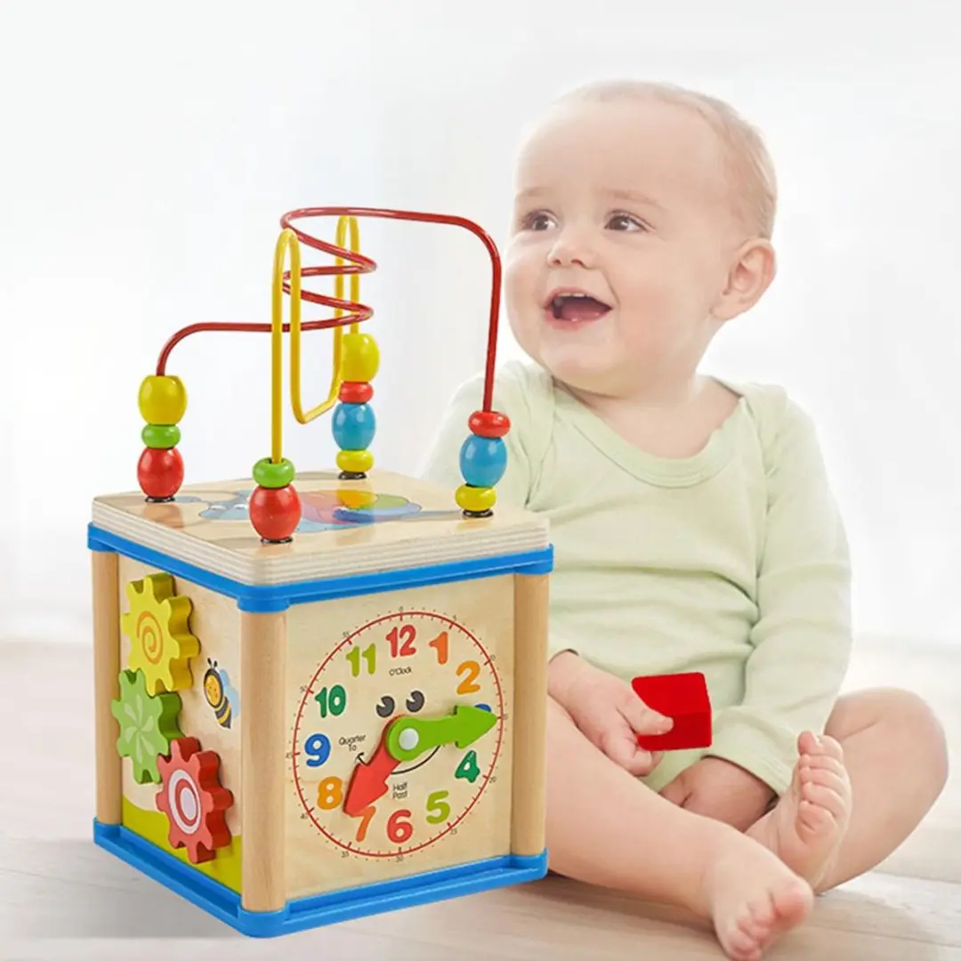BK Montessori Houten Kubus - Motorisch Speelgoed