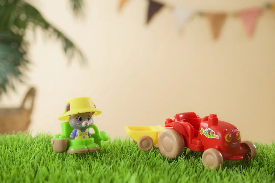 Klorofil Speelset Tuinieren 700228 - Tractor met kruiwagen - Multikleur