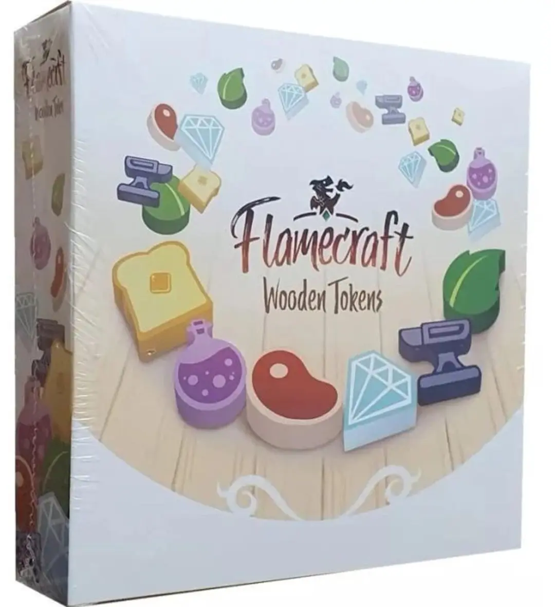 White Goblin Games Flamecraft Luxe Houten Handelswaren Tokens