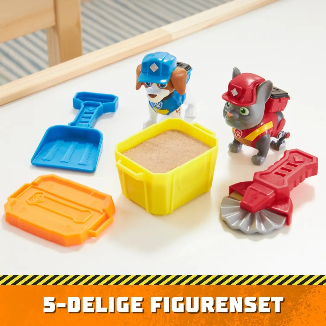 PAW Patrol Rubble 2-Pack Charger & Wheeler - Multicolor
