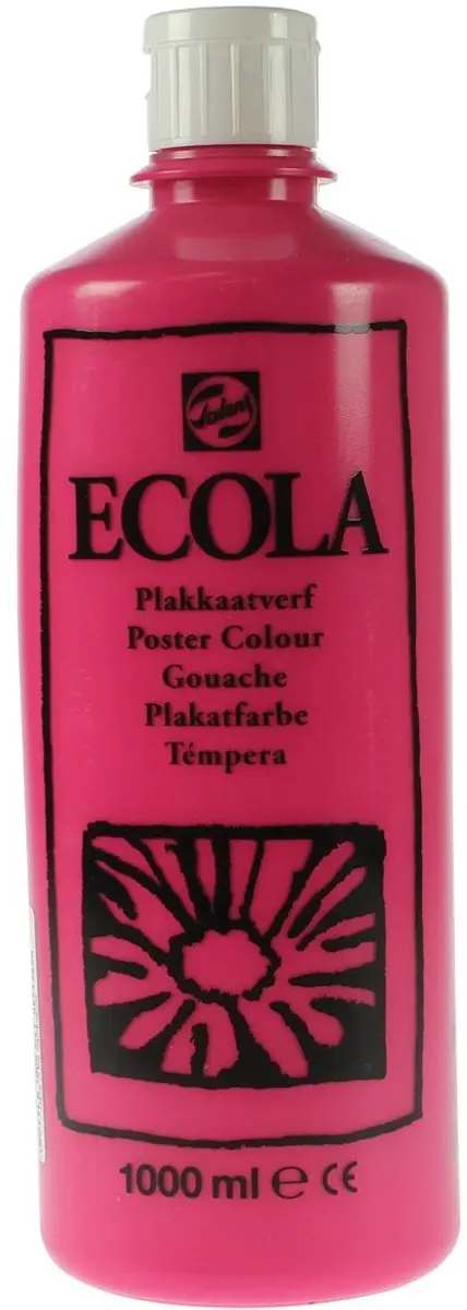 Talens Ecola Plakkaatverf Tyrischroze 1000ml