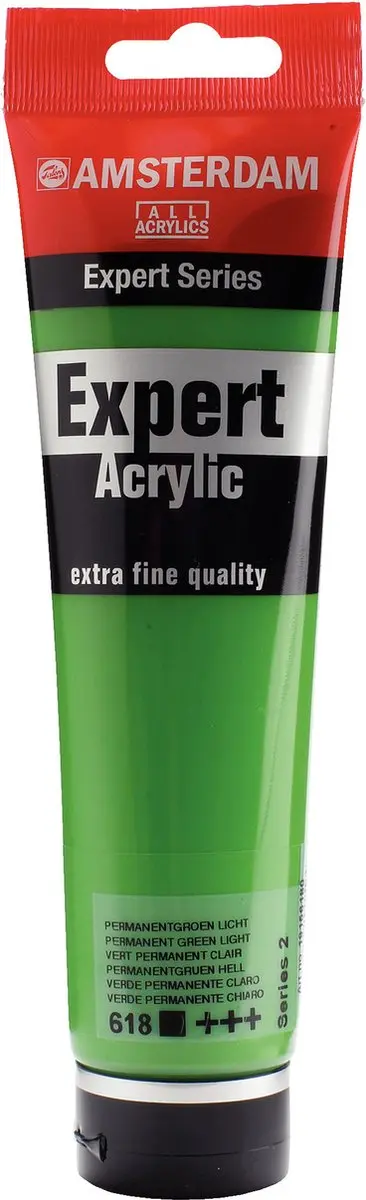 Amsterdam Acrylverf Permanentgroen Licht 150ml