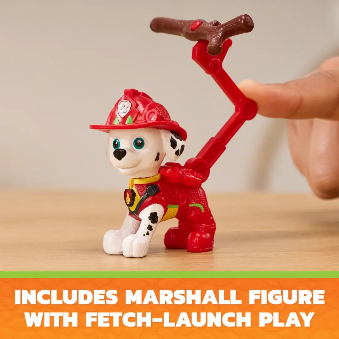 PAW Patrol Dino Film Marshall Speelgoeddinosaurus - 17,7 cm - Meerkleurig