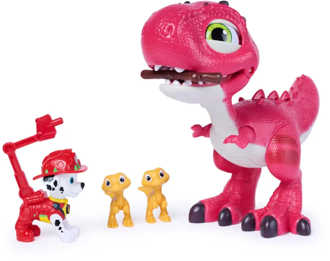 PAW Patrol Dino Film Marshall Speelgoeddinosaurus - 17,7 cm - Meerkleurig