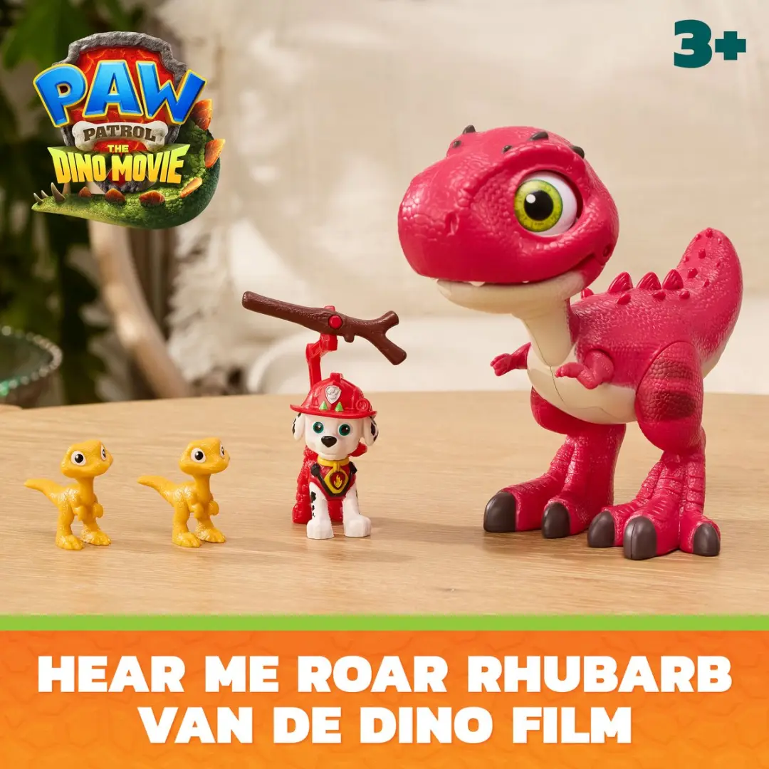 PAW Patrol Dino Film Marshall Speelgoeddinosaurus - 17,7 cm - Meerkleurig