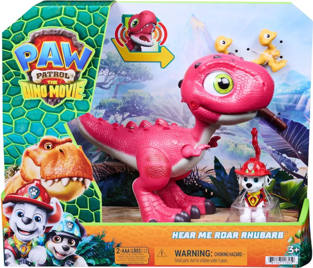 PAW Patrol Dino Film Marshall Speelgoeddinosaurus - 17,7 cm - Meerkleurig