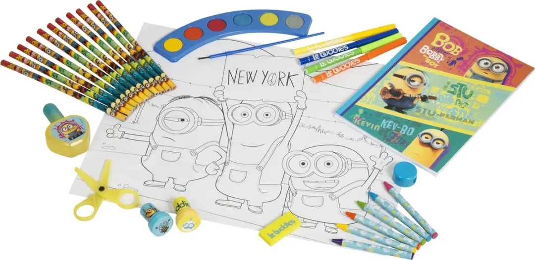 Minions Jumbo Kleurpakket - 37 Stuks - Multicolor