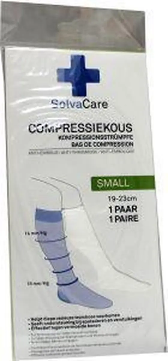 Solvacare Compressiekous Wit S