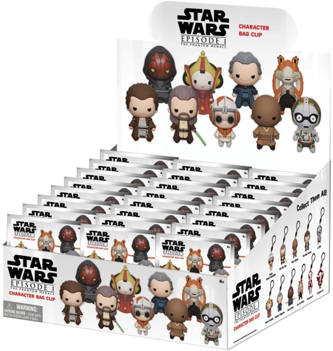 Star Wars 3D PVC Bag Clips The Phantom Menace