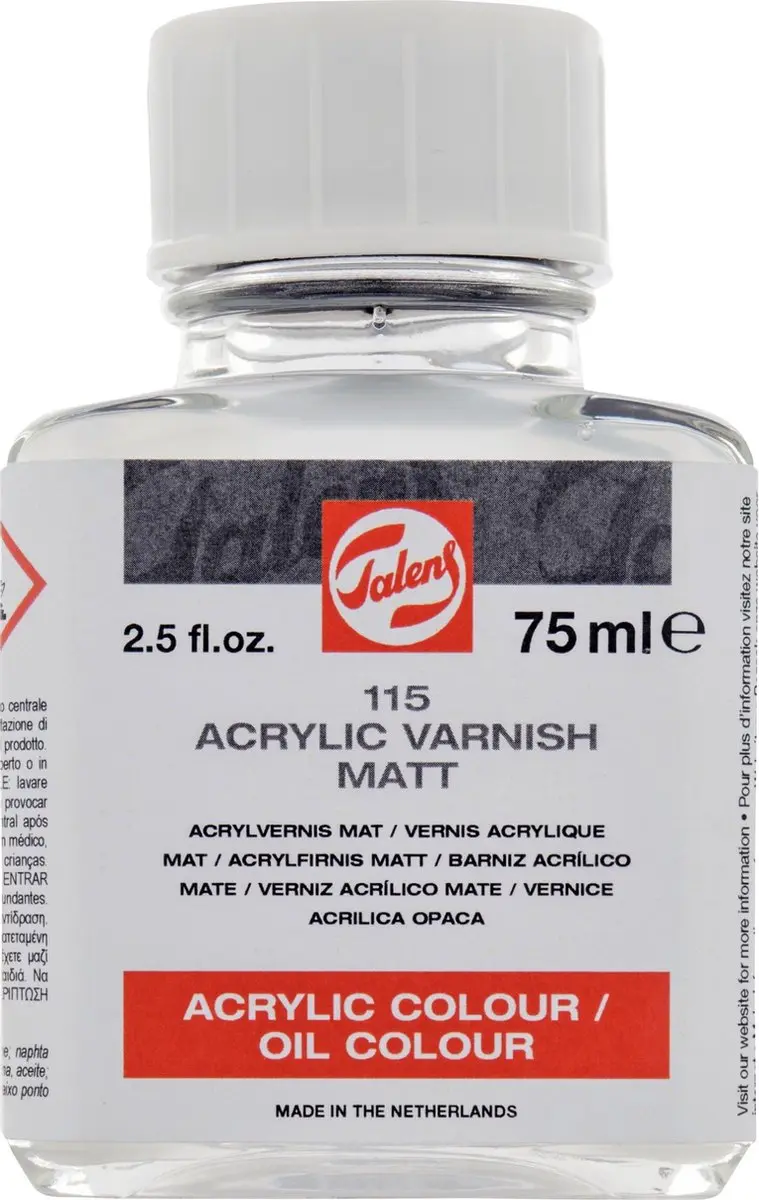 Talens Acrylvernis Mat 115 - 75ml