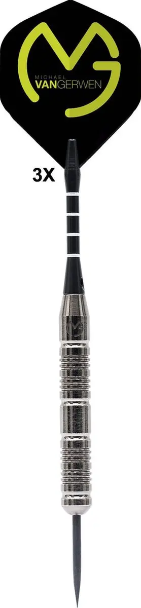 XQMax Michael van Gerwen Tungsten Look Dartpijlen 23g - 9 Stuks