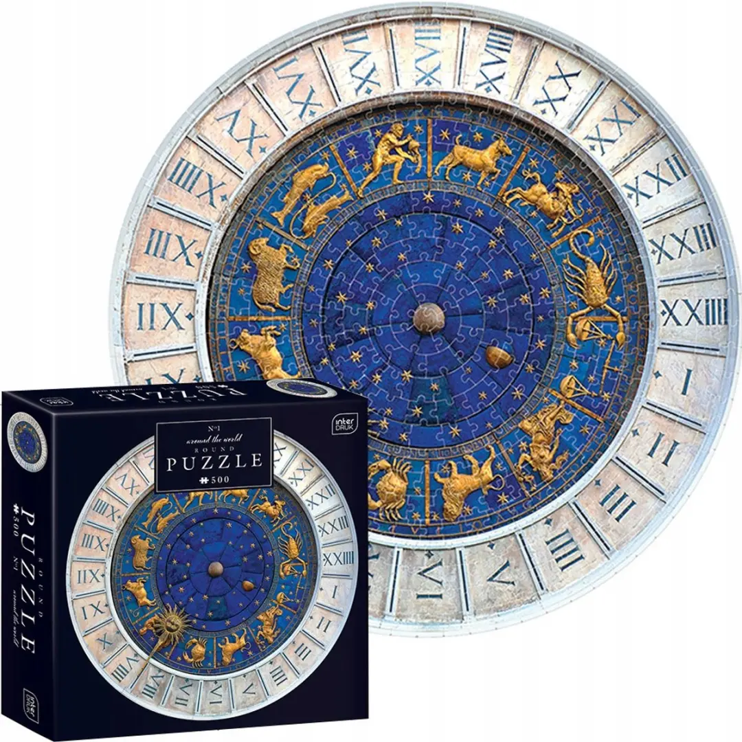 Geronimo Games Interprint Ronde Puzzel Sterrenbeelden 500-delig