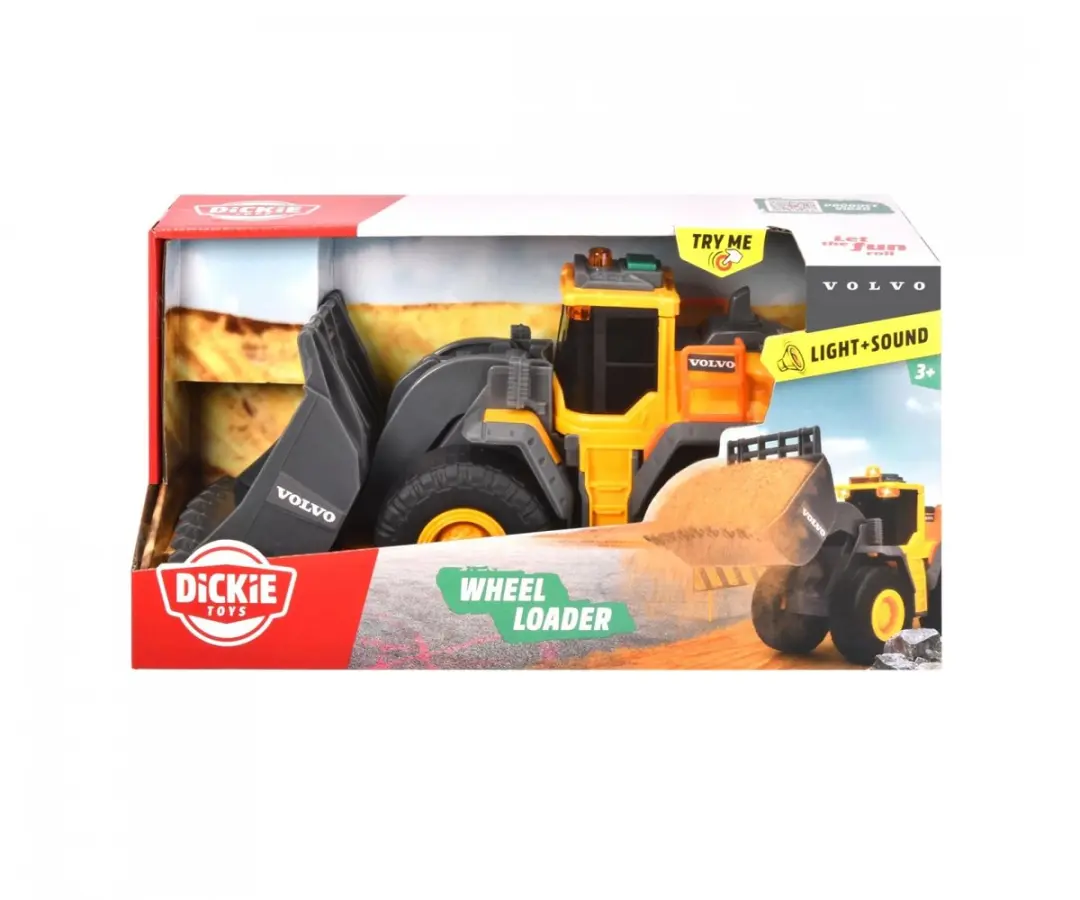 Dickie Toys Volvo Wheel Loader Bouwvoertuig 203723006 - Multi Color
