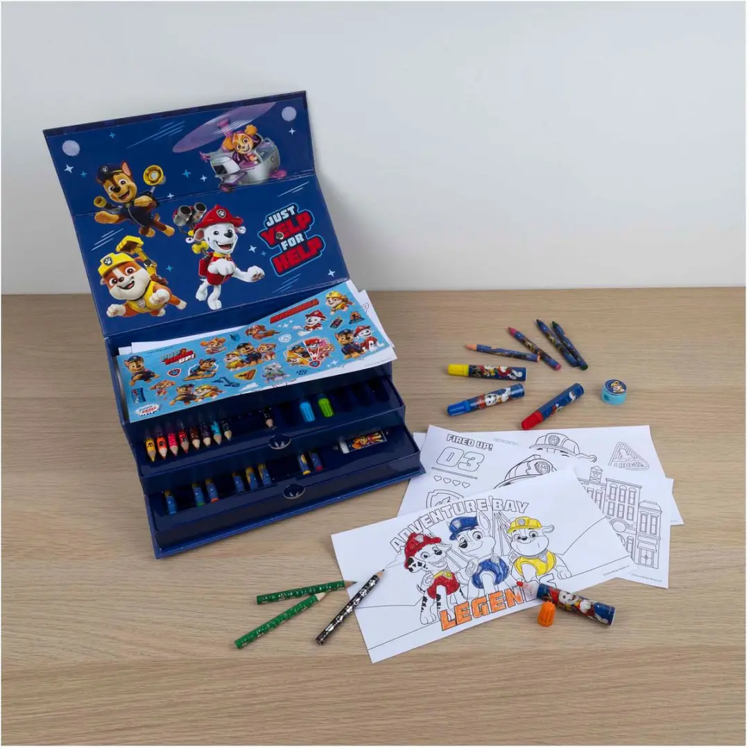 PAW Patrol Kleurkoffer - Blauw