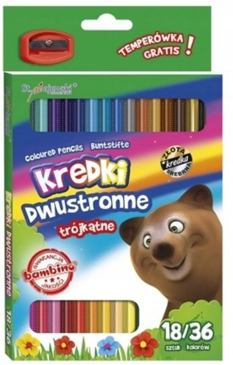 Bambino Dubbelzijdige Kleurpotloden 36 Kleuren