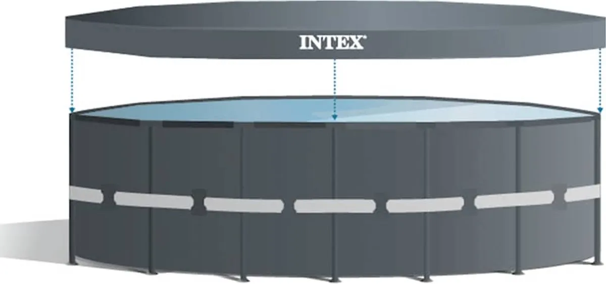 Intex Ultra XTR Frame Zwembadset 732x132cm - 47.24 l - Grijs