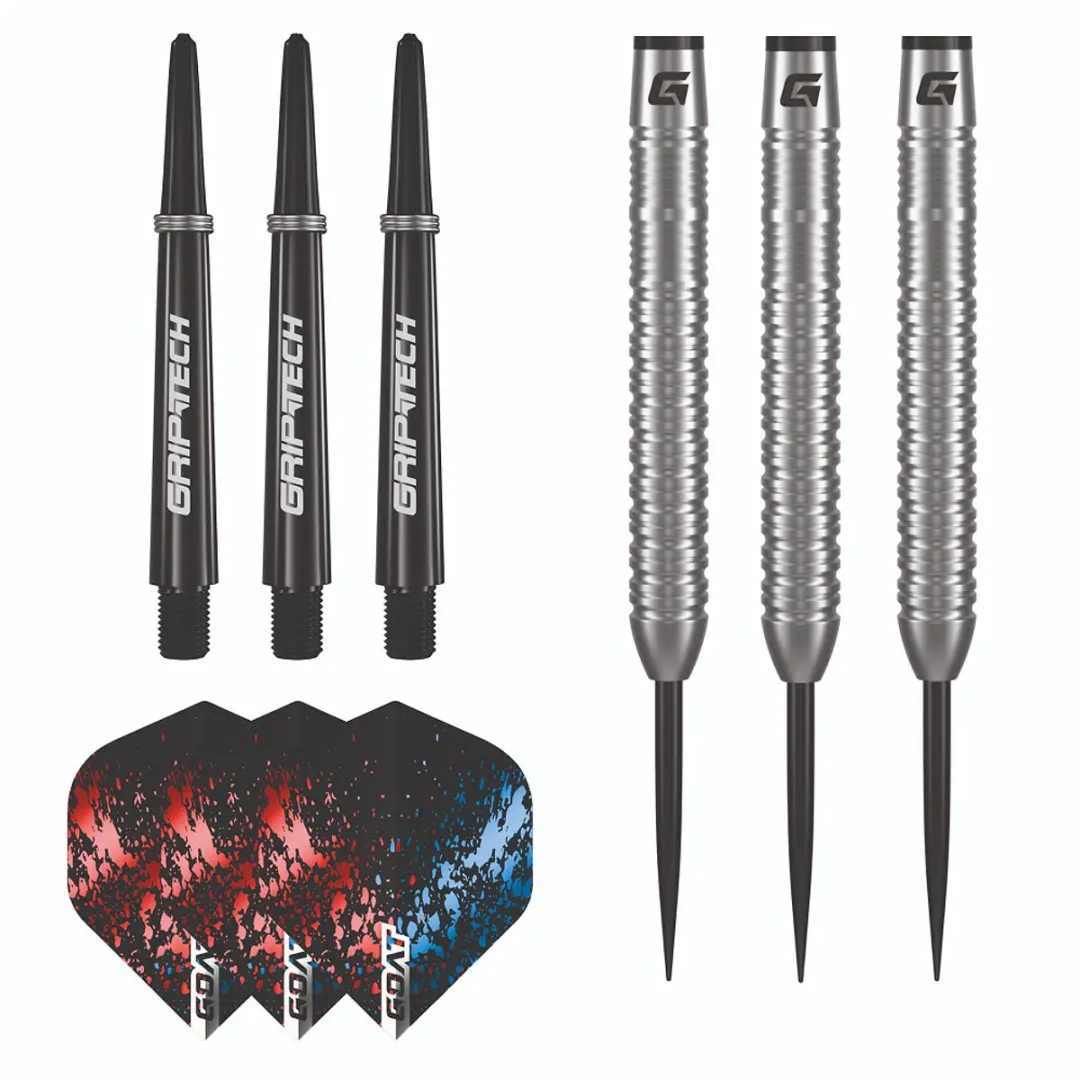 goat Inspire 80% Dartpijlen - 3 Stuks - Zilver