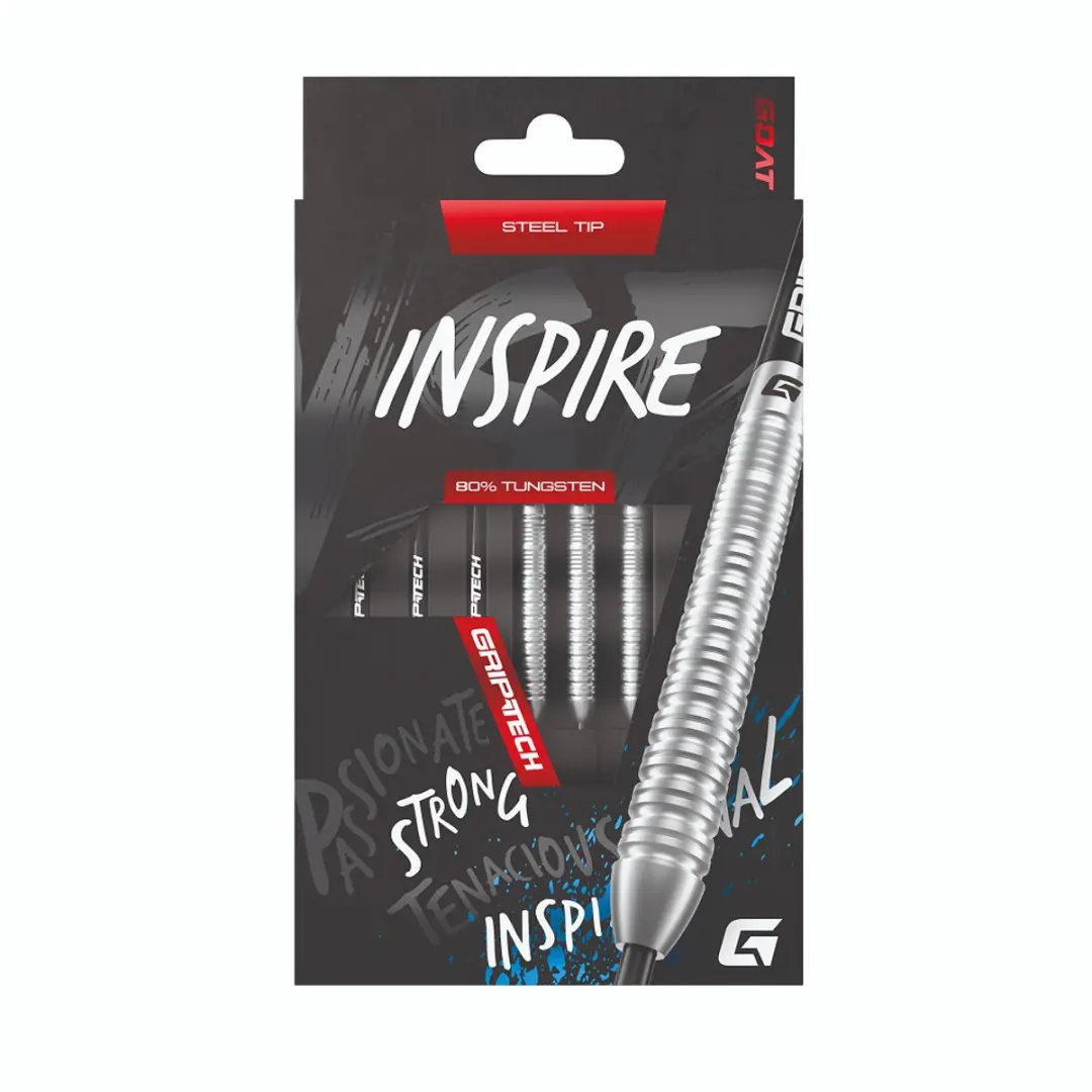 goat Inspire 80% Dartpijlen - 3 Stuks - Zilver