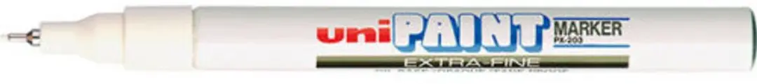 uni-ball Uni Paint PX-203 Witte Marker - 0,8mm