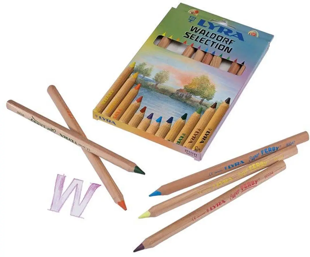 Lyra Super Ferby Unlac. K12 Waldorf Potloden - 12 Stuks - Multi Colour