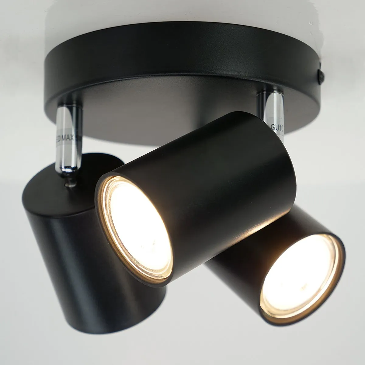 Eglo Reciso-E Spot Plafondspot GU10 - 3x Ø14cm - Zwart