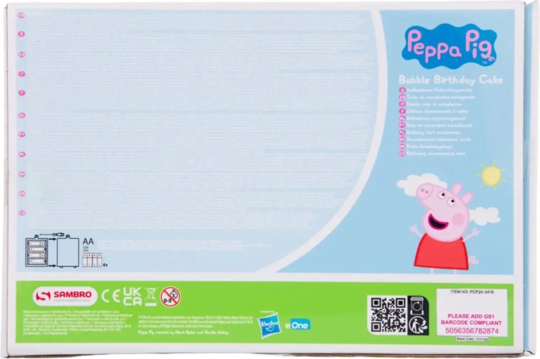 Peppa Pig Bubblemachine - Roze