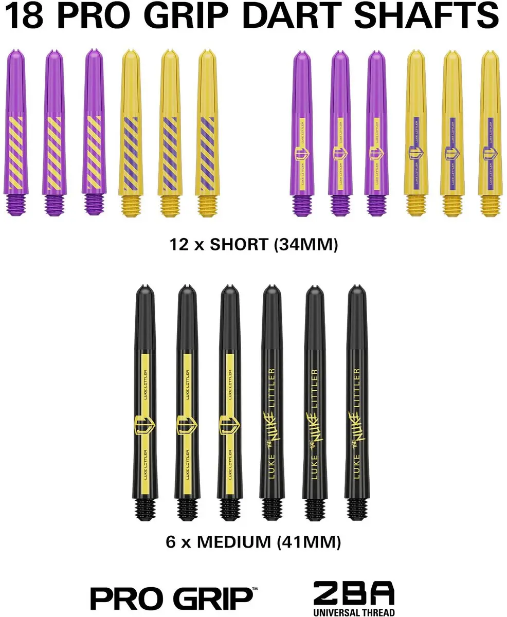 Target Darts Luke Littler Brass Dartset 22G