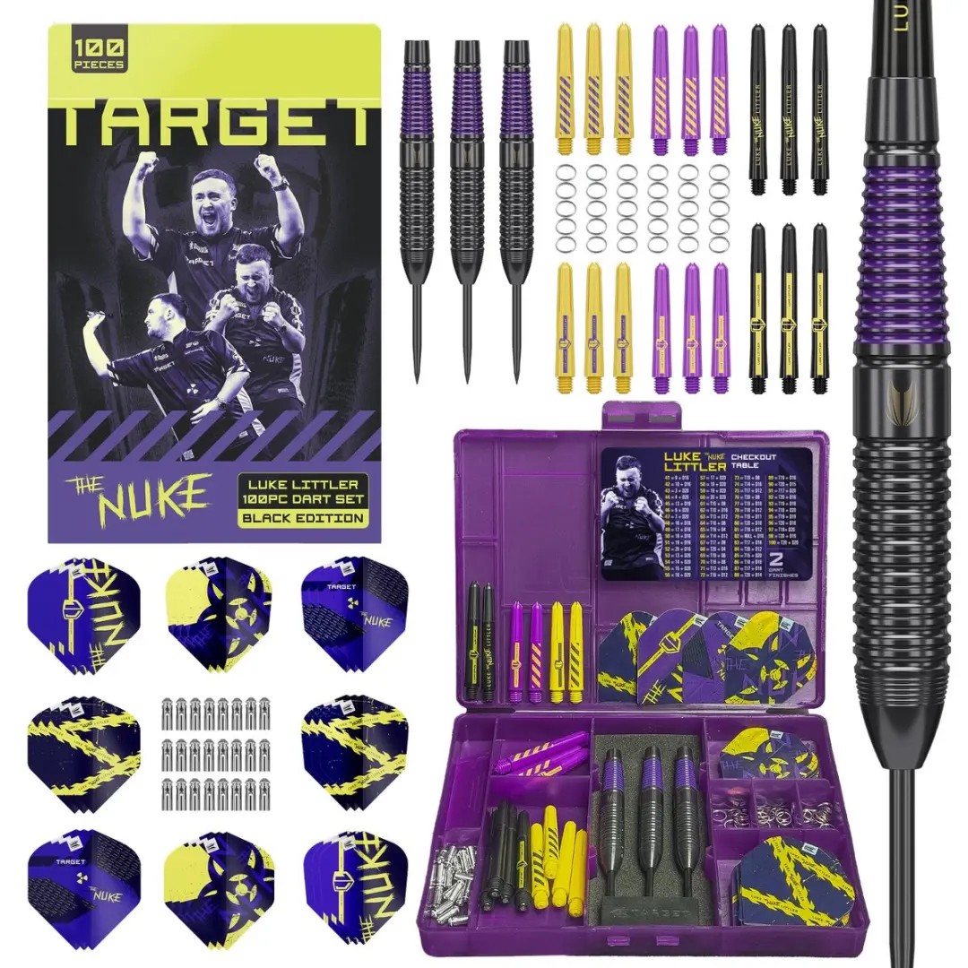 Target Darts Luke Littler Brass Dartset 22G - 3 Stuks