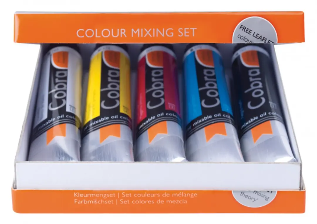 Cobra Artist Olieverf Kleurenmengset 5x20ml - Assorti