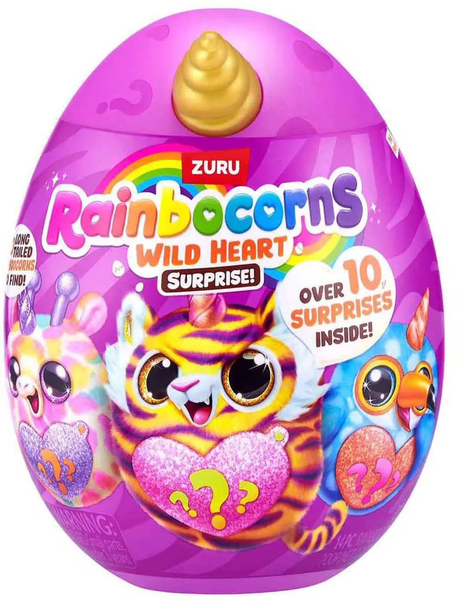 Zuru Wild Heart Verrassingsei Knuffel - Meerkleurig - afbeelding 6 van 6