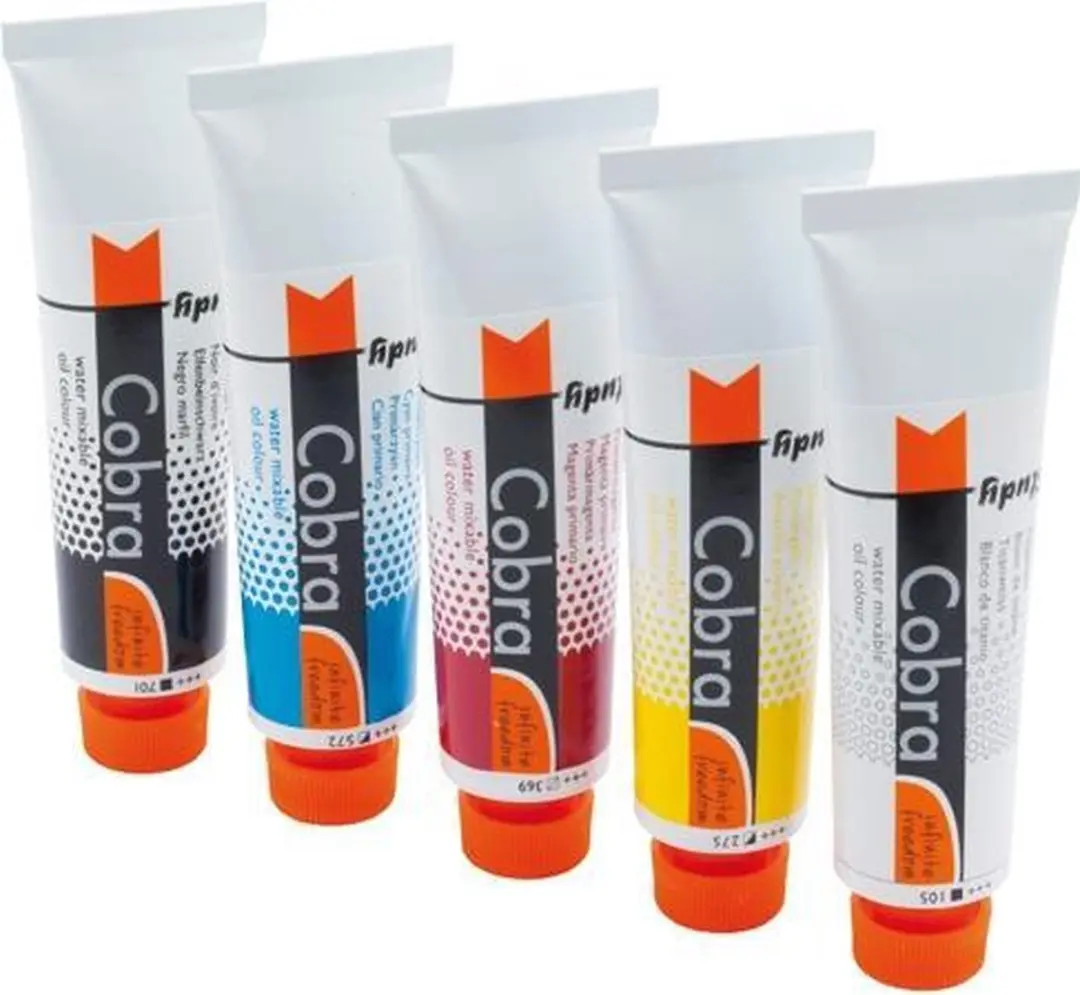 Cobra Study Primary Set Waterverf 5x40ml - Assorti