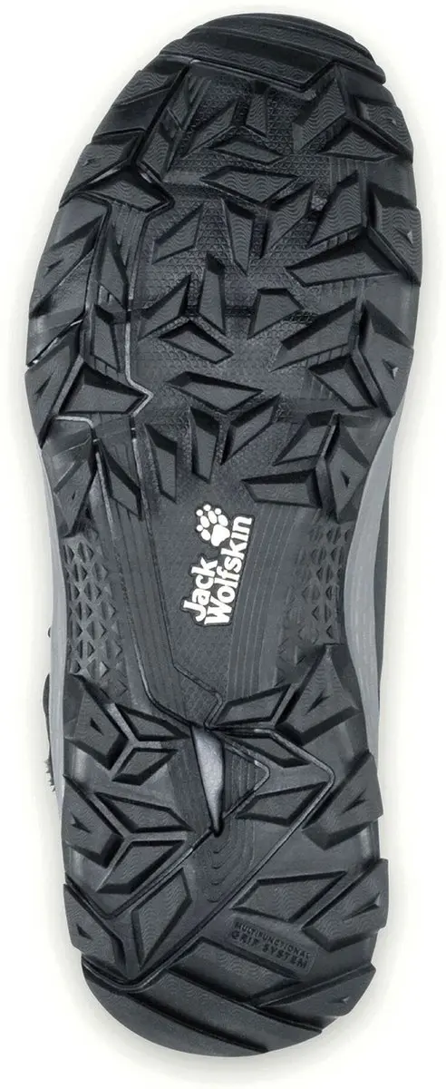 Jack Wolfskin Everquest Texapore High Snowboots Dames 37.5 - Grijs/Zwart